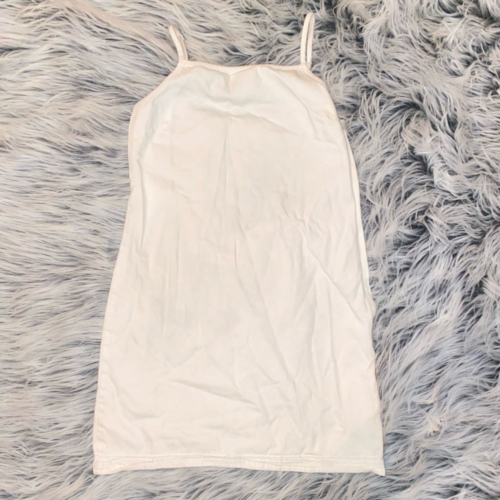 GAP 100% Cotton White Denim Dress